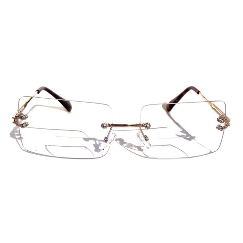 Ανδρικά μεταλλικά γυαλιά ανάγνωσης BIFOCAL με αντι-μπλε διάφανους φακούς - Προστασία 1