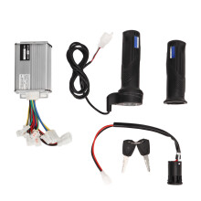 Controlador de motor para vehículos eléctricos, diseño de aleación de aluminio con disipación de calor, indicador de batería, fácil
