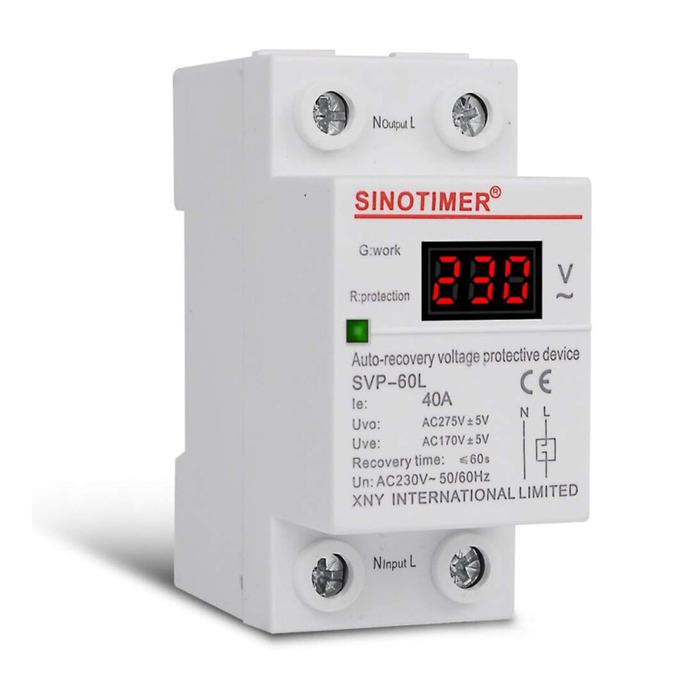 Overvoltage Protection Device For Electrical Systems, Adjustable Current Limit Quick Disconnect Safety Relay With Time-Delay Protection And Automatic 9009791665352
