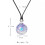 RSAMD Universe Galaxy Starry Resin Κολιέ μενταγιόν από ρητίνη, Space, Διπλής Όψης, Κοσμήματα με Γούρι 4