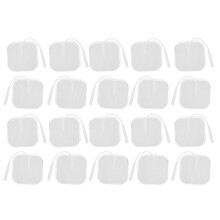 Électrodes de rechange pour appareil TENS, électrodes TENS de qualité supérieure en vente libre, 5 x 5 cm, bords nets, sans colle, pointe