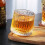 300ml Ιαπωνικό γυάλινο μπολ ουίσκι, περιστρεφόμενο ριγέ ποτήρι κρασιού κριθαριού, 5