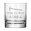 11oz Rocks Ουίσκι Παλιομοδίτικο ποτήρι Δώρο Αυτό δεν είναι τρυπάνι Αστείο αστείο για 1