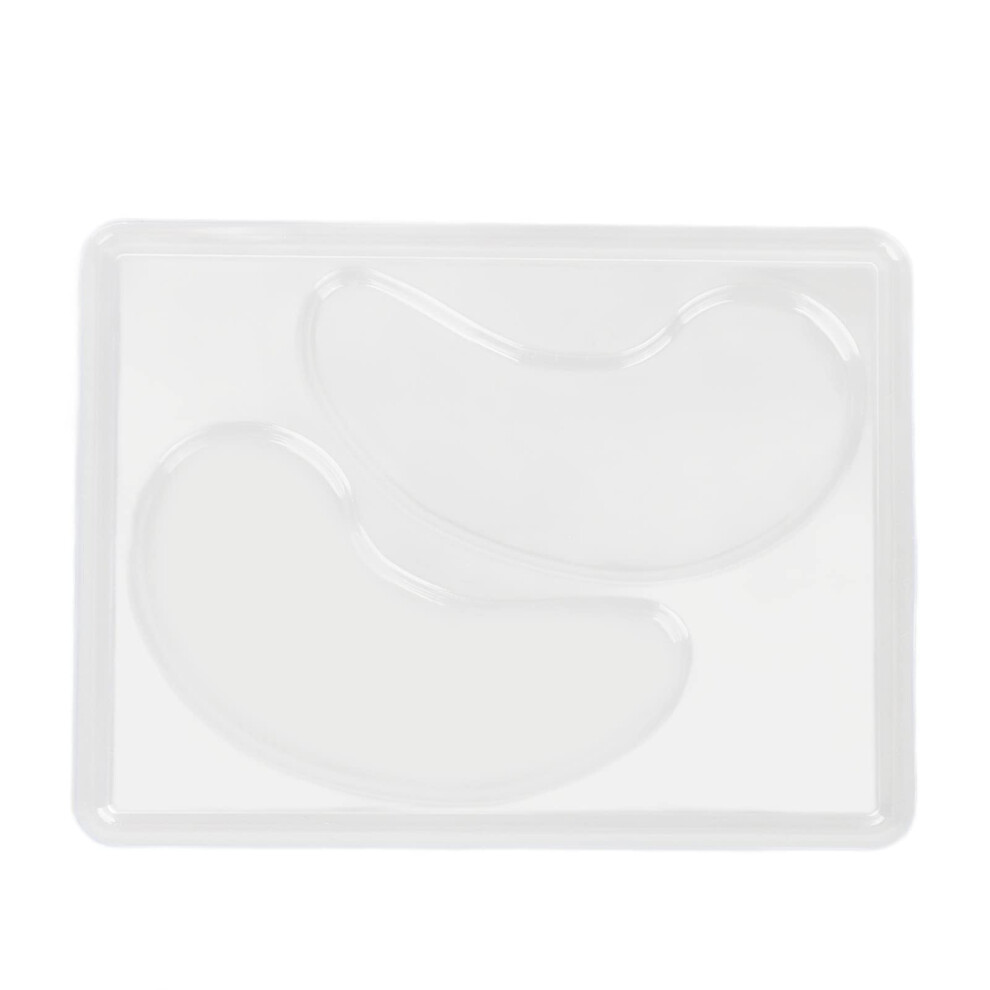 Silicone Face and Eye Mask Set with 8 Collagen Pads, Reusable Skincare Mask for Serum Absorption