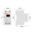 Voltage Output Stabilizer with Over Under Voltage Protection, Adjustable V A Protector for Home Office Appliances, Intelligent Relay Reset Protector 5