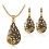 1 Set Damen Halskette Ohrringe Modeschmuck Geschenk 1