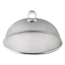 Tente de protection alimentaire en maille métallique SDJMa 24 x 9 cm, moustiquaire pliable en acier inoxydable pour pique-nique, camping et usage