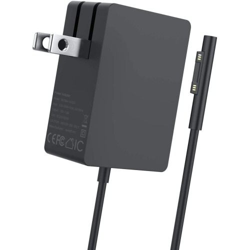 Φορτιστής Surface Go, τροφοδοτικό τοίχου φορτιστή Surface 24W15V1.6A συμβατό με το Microsoft Surface Go
