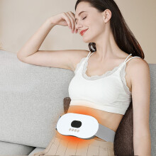 Buikmassageapparaat met 3 vibratie- en verwarmingsstanden, USB-opladen, voor vrouwen/volwassenen - een geweldig cadeau voor Moederdag en