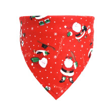 Ympuoqn Bandana natalizia per cani, sciarpa, fazzoletto, bandana con stampa di Babbo Natale e cervo per cani e gatti, decorazioni natalizie per la