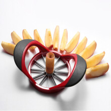 Orangenschneider aus Edelstahl mit 12 Klingen, auch für Äpfel und Zitronen geeignet, scharfer Tomatenschneider, robuster Küchenteiler