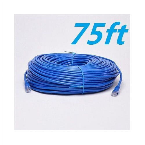 Μπλε Νέο 75' FT Feet CAT6CAT6RJ45Ethernet Δίκτυο Καλώδιο LAN Patch Καλώδιο Γρήγορο