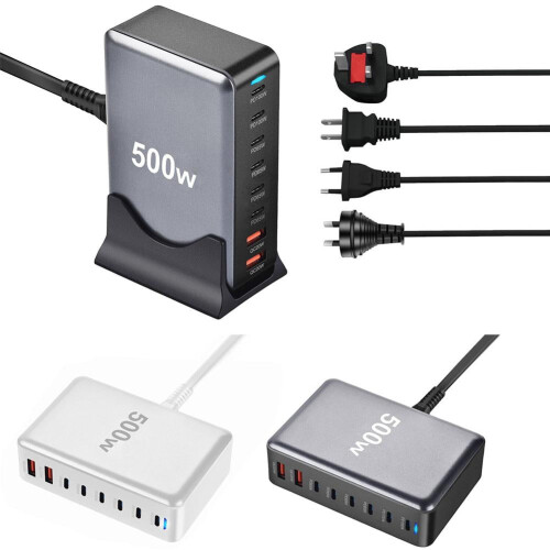 GHYJPAJK Λευκό (E) Νέο ΗΠΑ Φορτιστής Gan Pd 500w Φορτιστής πολλαπλών λειτουργιών 6c2a 1