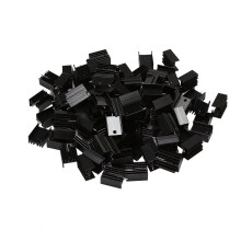 100 kpl 20x15x10mm alumiinista TO-220-jäähdytyselementtiä TO220-transistorijäähdytin TO220-jäähdytin