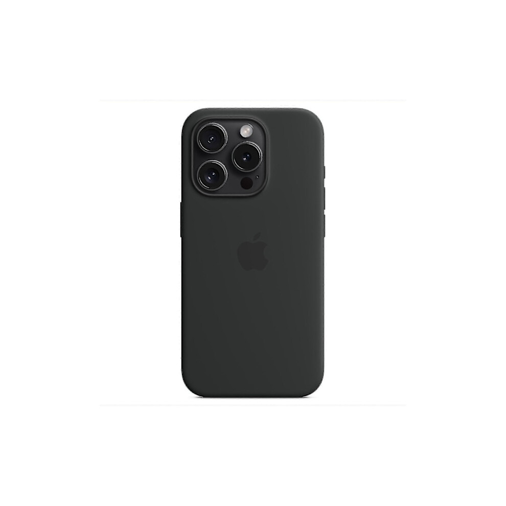 Silicone Case For Compatible With Iphone 15 Pro, Magsafe Compatible (Fmy) Compatible With Iphone 15 Pro Black 9448196929490