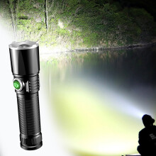 Gnobogi Mini LED kempingová svítilna, dobíjecí USB, boční světlo COB, teleskopická venkovní svítilna - kompatibilní s turistickými