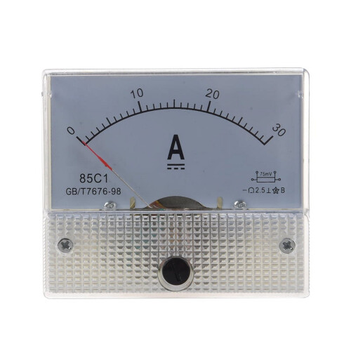 85C1Ampermetru analogic de panou DC30A