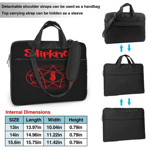 Τσάντα Laptop Slipknot, τσάντα ώμου Messenger για φορητό υπολογιστή ή tablet, κομψό, ανθεκτικό 2