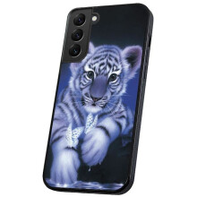 Compatible con Samsung Galaxy S22 - Funda/Carcasa para móvil Tigre Cachorro multicolor
