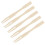 Conjunto de 800 mini garfos de bambu para coquetel de 8,9 cm (3,5 polegadas), talheres para sobremesas, bolos de frutas e festas, garfos para buffet, 5