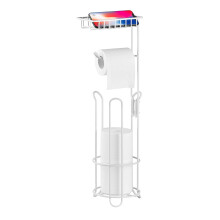 Cesto organizador Lemononstore, estilo moderno, porta-papel higiênico com dispensador, acessório de banheiro para organização e armazenamento na