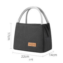 Bolsa térmica para almoço em tecido Oxford, ideal para piqueniques, armazenamento de alimentos e como bolsa de mão. Perfeita para mulheres,