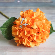 Boeketten van 2 kunstbloemen, hortensia's, zijden nepbloemen voor bruiloften en feesten, kunstbloemen voor huisdecoratie.