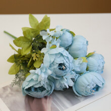 Kunstbloemen voor decoratie13Europese stijl kern pioenrozen huis tafeldecoratie bruiloft fotografie decoratie bloemen