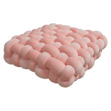 Lichidare de stoc! Pernă pătrată Zainafacai cu noduri, pernă decorativă moale pentru canapea, lucrată manual, 30,5 cm x 33 cm, decor adorabil