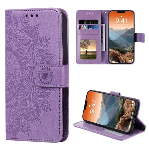 Compatível com iPhone 12 / 12 Pro - Capa Mandala - Roxo 1