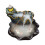 Θήκη Θυμιάματος Καταρράκτη Lotus and Frog Bronze Backflow Insense Burner Μεταλλική Θήκη Θυμιάματος 2