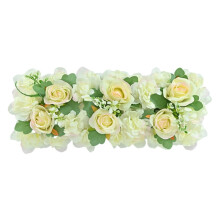 DIY kunstmatige rozenbloemen wanddecoratie voor trouwboog, achtergrond en tafeldecoratie