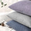 Phantoscope Single Button Cotton Blend Series Decorative Throw Pillow, 22" x 22", Light Grey, 2 Pack 3