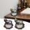 Θήκη Θυμιάματος Καταρράκτη Lotus and Frog Bronze Backflow Insense Burner Μεταλλική Θήκη Θυμιάματος 8