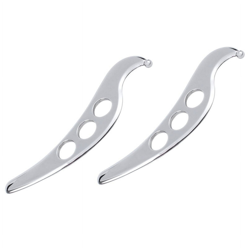 2X Stainless Steel Gua Sha Guasha Plate Massager Tool Scraper