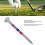 10Pcs Transparent Plastic Golf Tees, Reduce Side Spin & Friction 3