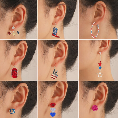 Hesroicy Multi Styles Dangle Earrings Jewelries 1