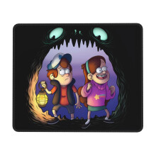 Gravity Falls gumis záras élű egérpad, irodai asztali pad, írópad, többkódos játékpad Egérpadok számítógépekhez Laptop egér Egérpad