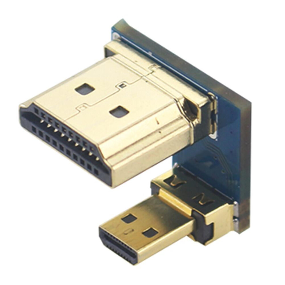 Jixopn Micro Hdmi To Hdmi Converter Hdmi Screen Connector Adapter For Raspberry Pi 4B 9340258906190