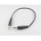 FOR10ks 3,5mm samec-samec M/M stereo audio kabely poniklované 1 stopu 30 cm 1