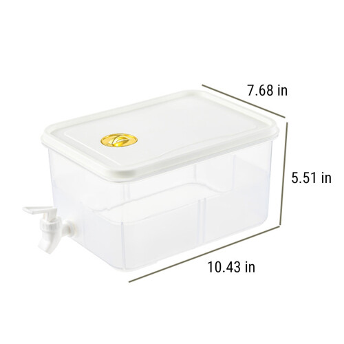 Πλαστικός διανομέας ποτών Txmfgh3/5L με βρύση, καπάκι στεγανοποίησης και διπλό 2