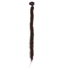 Extensiones de cabello Jygee de 20 pulgadas, rastas hechas a mano, para mujeres y hombres, cabello liso de ganchillo, color marrón oscuro.