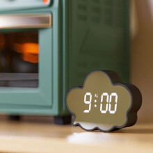 Sonderangebot! Bocqde Wolkenförmiger LED-Wecker, großes HD-Display, Digitalwecker für Kinder und Schüler – Geschenkidee für Uni und Büro