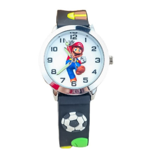 Παιδικό ρολόι κινουμένων σχεδίων Super Mario συμβατό με Nintendo για μαθητές [ΙΟΥΝ] D