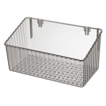 Bocqde Transparante Badkamerplank, Ladebox zonder boren, Multifunctioneel gebruik, Afwatering aan de onderkant, Opbergoplossing voor thuis –