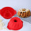 Forma de silicone oca em espiral de 25 cm (10 polegadas), compatível com forma de aço inoxidável de 23 x 33 cm (9 x 13 polegadas), ideal para 2