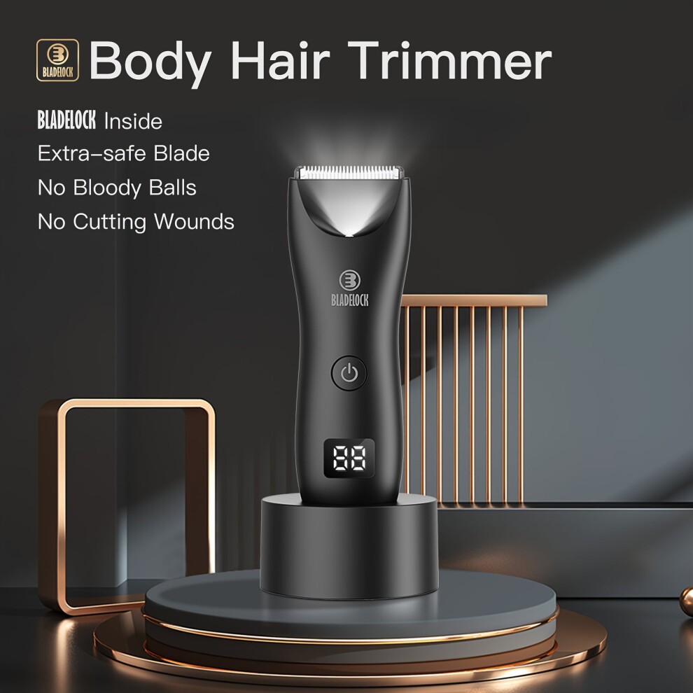 Body Groomer, Body Hair Trimmer, USB Electric Ball Trimmer, Groin & Body Shaver