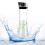 Transparente Saftflasche, 0,8 l, Acryl, transparent, mit Deckel 4