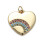 RSAMD Lucky Letters Heart Candy Gold Plated Metallic Κολιέ-Βραχιόλι-4 1