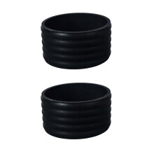 rygai Lot de 2 bandes de grip pour raquette de pickleball, poignée surgrip élastique, anneau antidérapant en silicone pour raquette de badminton